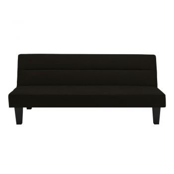 Canapea extensibilă neagră 175 cm Kebo - Støraa ieftina