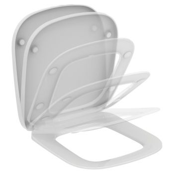 Capac WC Ideal Standard Esedra compact cu inchidere lenta ieftin