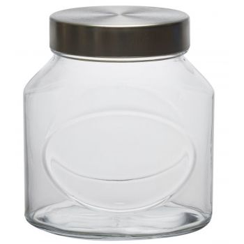 Borcan cu capac Elips, Pasabahce, 1.5 L, sticla, transparent