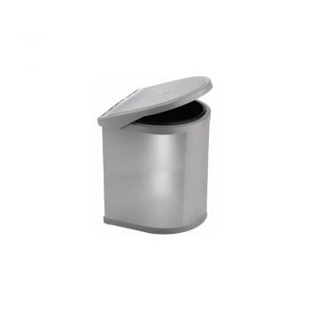 Coș de gunoi pentru deșeuri separate/încorporat din oțel inoxidabil 12 l Ring - Elletipi