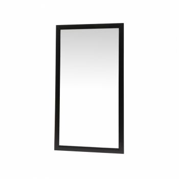 Oglinda dreptunghiulara cu margine polistiren 33,6 x 63,6 cm, negru