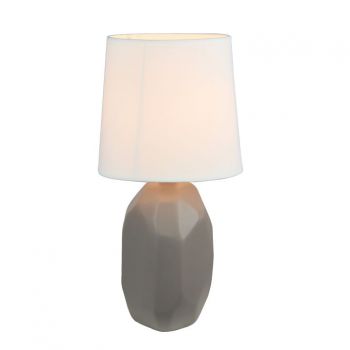 Lampa ceramica, tufa gri / maro, QENNY TYPE 3 AT15556