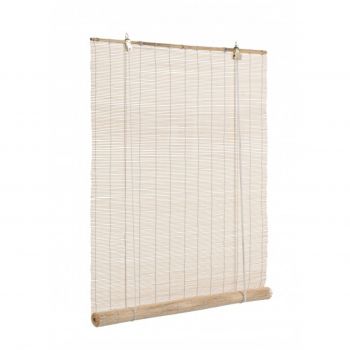 Jaluzea tip rulou, Midollo, Bizzotto, 90x180 cm, bambus, natural