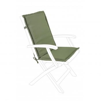 Perna de sezut pentru scaun de gradina, Royal Green, Bizzotto, olefin 45x94 cm