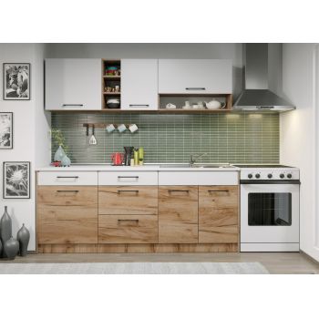 Bucătăria Bonita - Configurația 01 - 204.2 cm