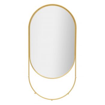 Oglinda decorativa Abiti, Mauro Ferretti, 40x79.5 cm, fier, auriu ieftina