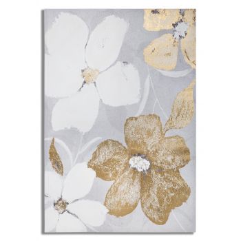 Tablou decorativ Flowery, Mauro Ferretti, 80x120 cm, canvas, multicolor ieftin