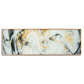 Tablou decorativ Long Ghost, Mauro Ferretti, 120x40 cm, sticla, multicolor ieftin