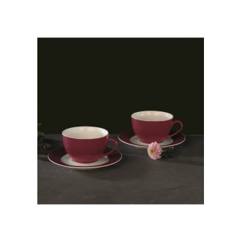 Set cafea/ceai Aura Red - 12 piese