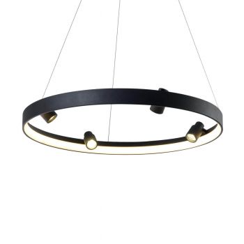 Lampa suspendata moderna neagra DENIS cu LED 40W