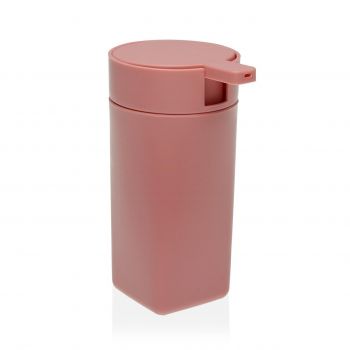 Dispenser sapun lichid Kenai, Versa, 9.5 x 7.2 x 14.9 cm, polipropilena, roz