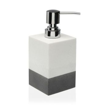 Dispenser sapun lichid Raymond, Versa, 7.1 x 7.1 x 16.1 cm, polirasina, alb