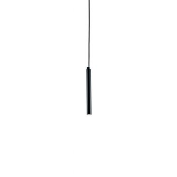 Pendul minimalist negru DUCT S1 cu LED