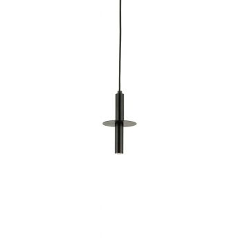 Pendul minimalist negru DUCT S1S cu LED