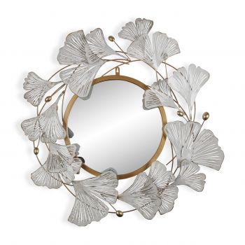 Oglinda decorativa Gatlin, Versa, 70 x 70 cm, metal