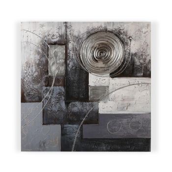 Tablou decorativ Callum Abstract, Versa, 80 x 80 cm, canvas