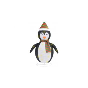 Figurina pinguin decorativa de Craciun, LED, 90 cm tesatura lux