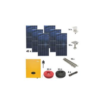 Kit sistem solar fotovoltaic trifazic ON-GRID 20KW,prosumator WIFI Breckner Germany