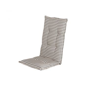 Pernă pentru scaun de grădină Hartman Poule, 123 x 50 cm, alb - negru ieftina