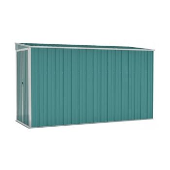 Sopron gradina/montaj perete verde 118x288x178 cm otel zincat