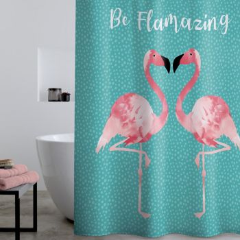 Perdea de duș 180x180 cm Flamingo - Catherine Lansfield