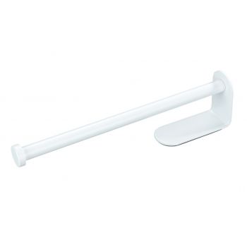 Suport auto-addeziv pentru rola servetele, Wenko, Nio, 27.5 x 4.5 x 7 cm, aluminiu, alb ieftin