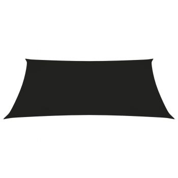 vidaXL Pânză parasolar, negru, 3x4,5 m, țesătură oxford dreptunghiular