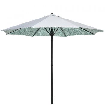 Outsunny Parasolar Umbrela de Gradina, Umbrela de Masa in Aer Liber Umbrela de Soare cu Copertina cu 8 Spite, Verde | AOSOM RO