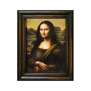 pictură în ulei într-un cadru Leonardo Da Vinci, Mona Lisa