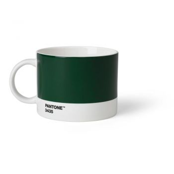 Cană verde-închis din ceramică 475 ml Dark Green 3435 – Pantone ieftina