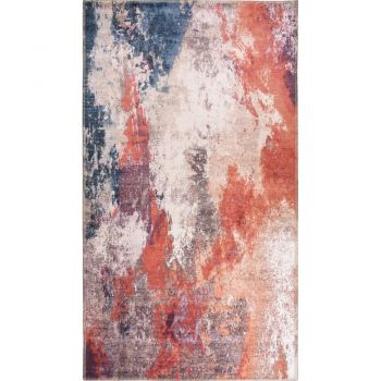 Covor roșu/albastru lavabil 180x120 cm - Vitaus
