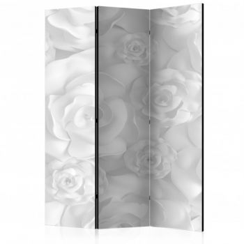 Paravan Plaster Flowers [Room Dividers] 135 cm x 172 cm
