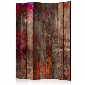 Paravan Stained Wood [Room Dividers] 135 cm x 172 cm