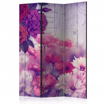 Paravan Flowers Memories [Room Dividers] 135 cm x 172 cm