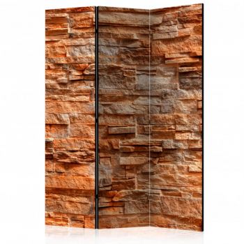Paravan Orange Stone [Room Dividers] 135 cm x 172 cm