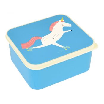Cutie pentru prânz cu motiv inorog Rex London Magical Unicorn, albastru la reducere