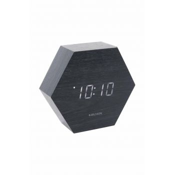 Karlsson ceas cu alarmă LED Hexagon