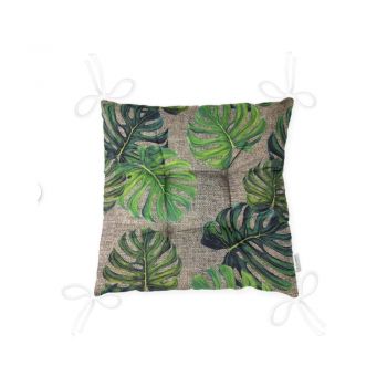 Pernă pentru scaun Minimalist Cushion Covers Banana Leaves, 40 x 40 cm ieftina