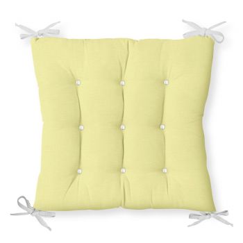 Pernă pentru scaun Minimalist Cushion Covers Lime, 40 x 40 cm