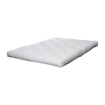 Saltea futon albă moale 140x200 cm Sandwich – Karup Design ieftina
