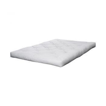 Saltea futon albă extra moale 180x200 cm Double Latex – Karup Design ieftina