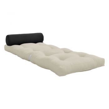 Saltea futon gri/bej 70x200 cm Wrap Beige/Dark Grey – Karup Design ieftina