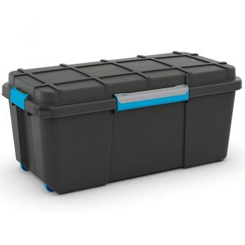 Cutie de depozitare din plastic Scuba BoxXL negru 110 l Curver 241508