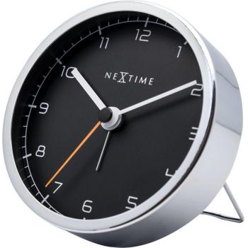 Ceas de masa NeXtime Company Alarm 9x9x7.5cm negru