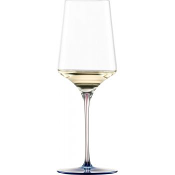 Pahar vin alb Zwiesel Glas Ink handmade cristal Tritan 407ml albastru