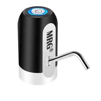 Pompa electrica de apa MRG M-K1, Automat, Pentru bidon, Cu acumulator, Negru
