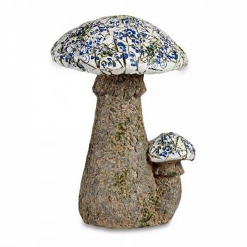 Decoratiune Mushroom, Ibergarden, 29x44x32 cm, polirasina