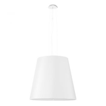 Lustră albă cu abajur din sticlă ø 50 cm Tresco - Nice Lamps ieftina