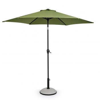 Umbrela pentru gradina / terasa cu functie de inclinare, Kalife, Bizzotto, Ø 270 cm, stalp Ø 36 / 38 mm, verde