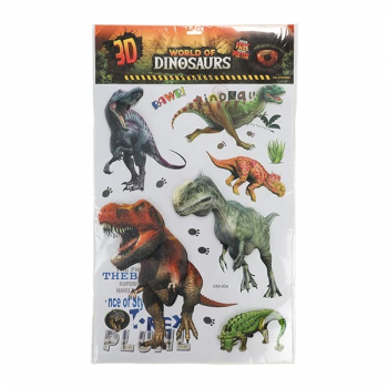 Set stickere perete Toi-Toys 3D Lumea Dinozaurilor ieftina